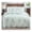 Ink Floral, variant on Floral Quilt Set 3 Piece Lightweight Bedspread Queen Romantic Green Polyester