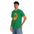 thumbnail image 5 of Flatten smiley face graphic t shirt Unisex Heavy Cotton Tee, 5 of 8