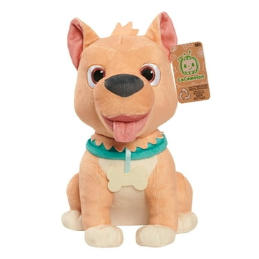 Just Play Eco-Friendly Bingo Plush Dog Toy, 100% Recycled Materials, Soft Stuffed Animal for Kids, Officially Licensed CoComelon Toy for Ages 18 Months and Up