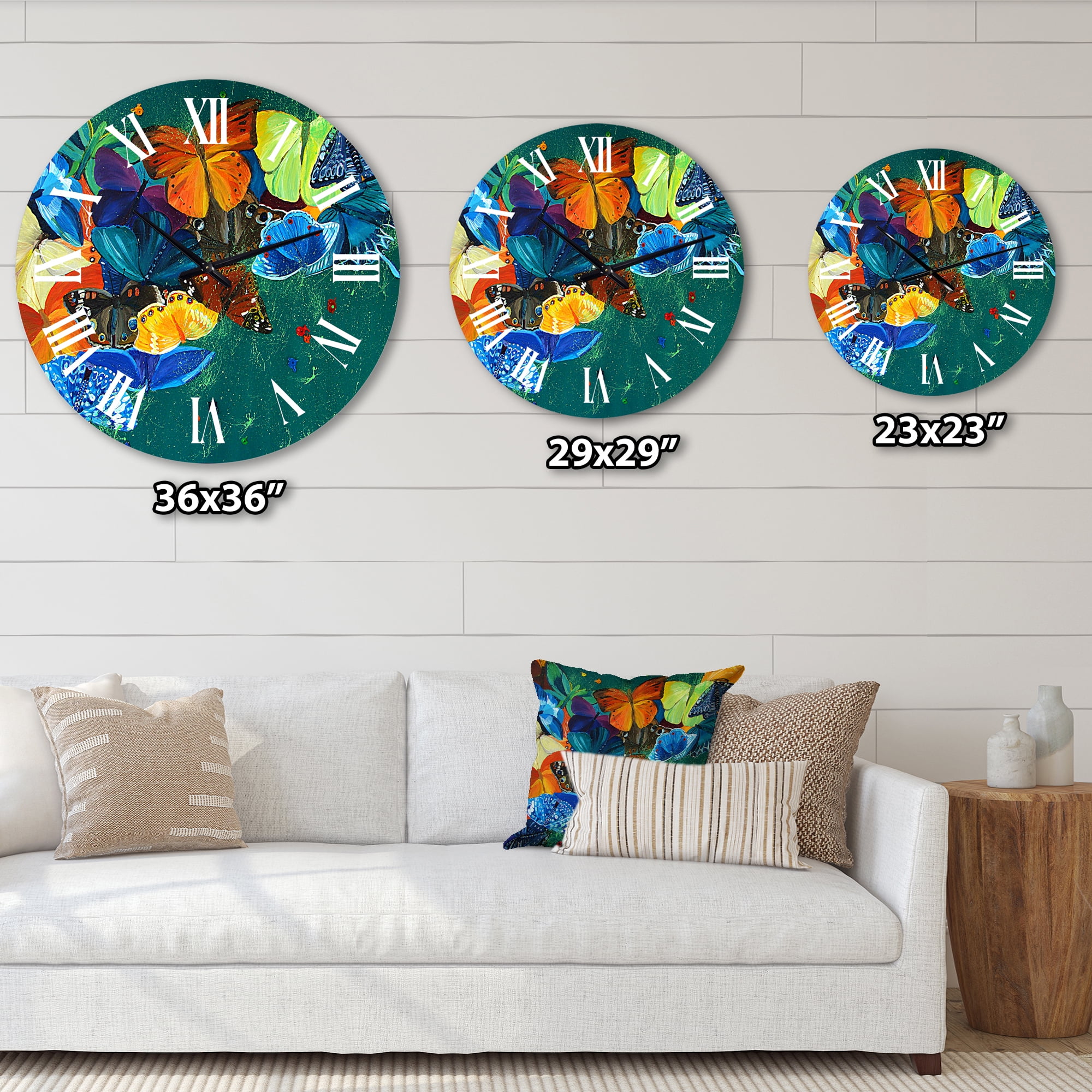 Designart 1 in Quartz Modern/Contemporary Wall Clock