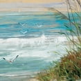 thumbnail image 4 of Beach at Dusk by Sally Swatland Wrapped Canvas Art Painting Print, 4 of 4