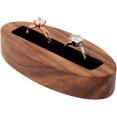 thumbnail image 3 of Rings Tray Jewelry Showcase Storage Box Wood Jewelry Rings Display Tray Ear Studs Earrings Holder Display, 3 of 7