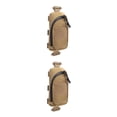 thumbnail image 3 of Greeniant Bolsa para exteriores Camping Escalada Bolsa de teléfono de nylon Paquete portátil para correr Organizador Bolsillo externo adicional Caqui 2Conjunto, 3 of 6