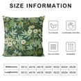 thumbnail image 5 of HENGT  William Morris Jasmine 10 Decorative Throw Pillow Covers Soft Throw Pillow Case Home Decor Living Room Cushion Case for Bed Couch Car, 5 of 5