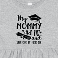 thumbnail image 4 of Inktastic My Mommy Did It Graduation Girls Baby Dress, 4 of 5