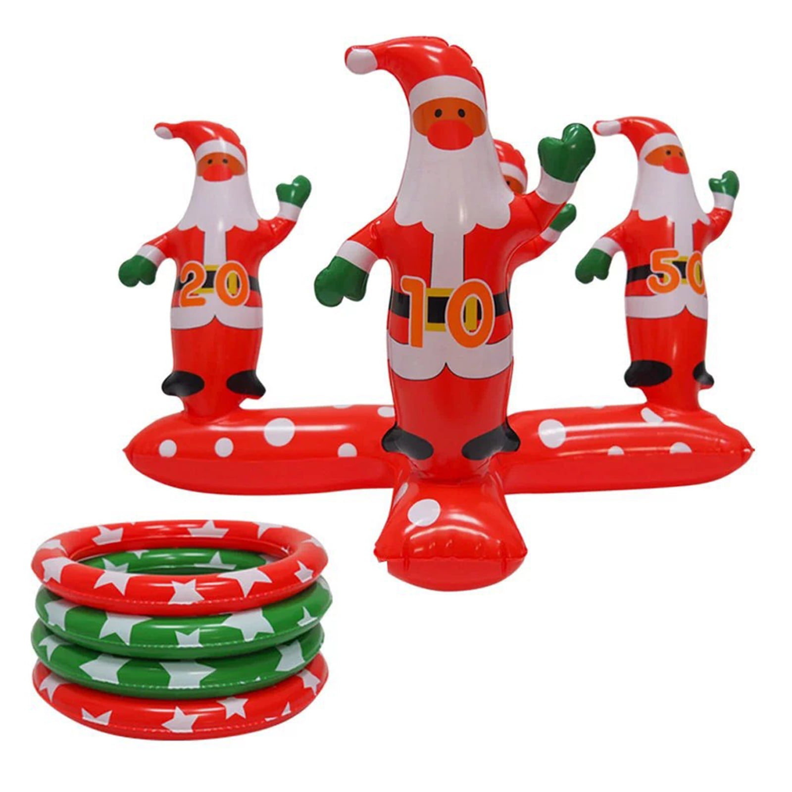 Bojue Creative Inflatable Christmas Toy kids Throwing Game Holiday