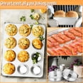 thumbnail image 4 of Vesteel 6 Piece Bakeware Set, Stainless Steel Baking Pans set for Oven, Include 8-Inch Cake Pan/Rectangle Baking Cookie Sheet/Muffin/Loaf Pan, Non-Toxic & Heavy Duty, Dishwasher Safe, 4 of 6