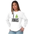 thumbnail image 4 of I Love Xmas Heart Christmas Tree Long Sleeve TShirt Men Women Brisco Brands S, 4 of 6