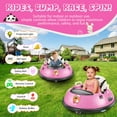 Funcid 12V Bumper Car Ride on with Remote Control, Kids Electric Baby
