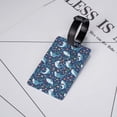 thumbnail image 5 of Luggage Tags for Suitcases, Sea Sharks Leather Bag Luggage Tags ID Label Tags Privacy Protection Travel Bag Labels, 5 of 6