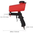 thumbnail image 2 of Sandblaster Mini herramienta de chorro de arena portátil de aluminio neumático de mano ligera que funciona con todos los abrasivos de chorro de la serie profesional JFHHH pequeña, 2 of 5