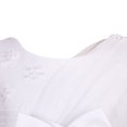 thumbnail image 3 of Little Girls White Long Tail Overlay Bow Bridal Party Dress 6, 3 of 7