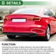 thumbnail image 3 of Reflector de Parachoques Único Bargains No. 8VD945106/8V5945106A para Audi A3 2014-2016 Rojo 1 Pcs Derecho Trasero, 3 of 8