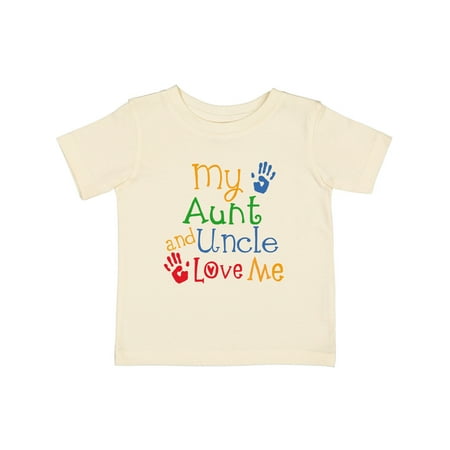 

Inktastic My Aunt and Uncle Love Me Gift Baby Boy or Baby Girl T-Shirt