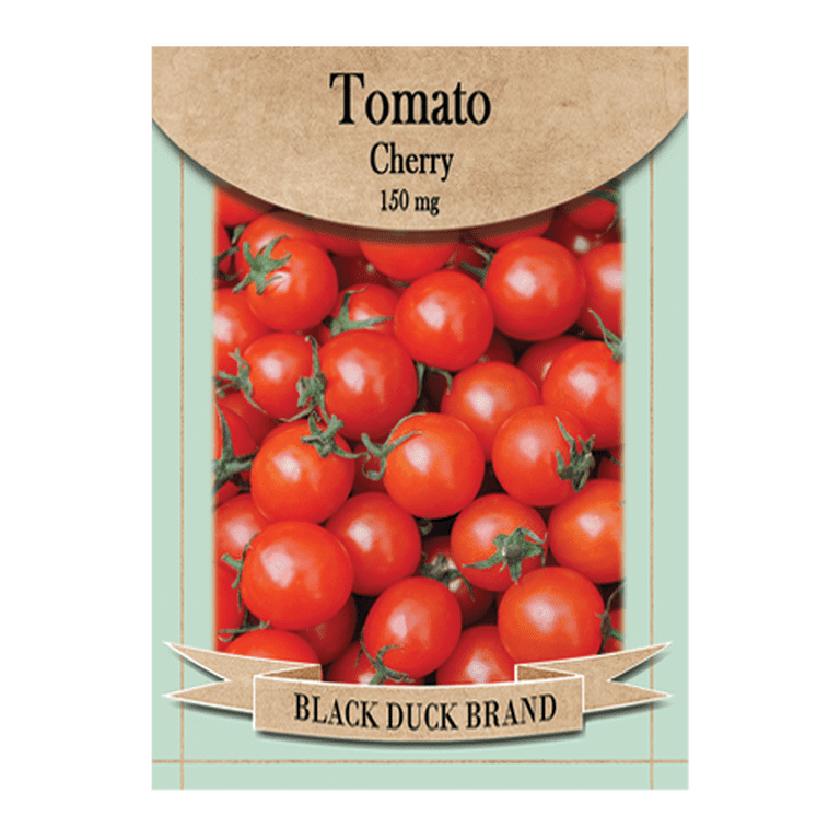 Valley Greene Cherry Tomato Seeds, Heirloom Variety, 6-Pack, 150
