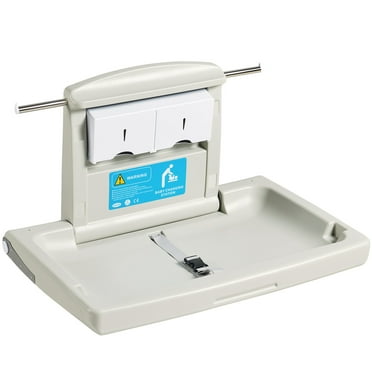 KFFKFF Wall-Mounted Baby Changing Station Horizontal Foldable Diaper Change Table