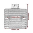 thumbnail image 2 of Voltage Regulator Rectifier For Yamaha Outboard 50 60 70 75 90 115 HP 4-Stroke F75 F80 F90 F100 6D3-81960-00-00 68V-81960-00, 2 of 5