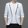 thumbnail image 7 of Gvdentm Men's Blazer Casual Sport Coats Slim Fit One Button Suit Jacket White Blazer for Men,5XL, 7 of 7