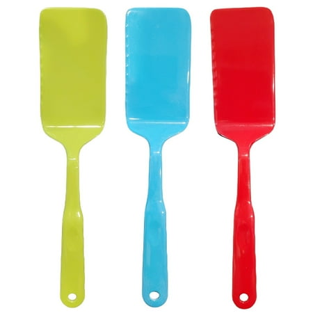 

Handy Housewares 12.5 Long Handled Colorful Melamine Solid Cooking Turner Spatula - All 3 Colors