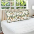 thumbnail image 4 of Palm Tree Leaf Plush Pillow Cases King Size Ultra Soft Warm Pillowcases with Zipper 20"x40", 4 of 9