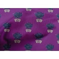thumbnail image 4 of oneOone Cotton Poplin Fabric Leaves & Lotus Block Printed Craft Fabric BTY 56 Inch Wide, 4 of 4