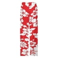 thumbnail image 4 of Red with White Hibiscus Hawaiian Flower Pattern (2) Pajama Pants Breathable with Pockets Pajamas For Lady Vintage Sleeping Pants Bedroom Homewear, 4 of 6