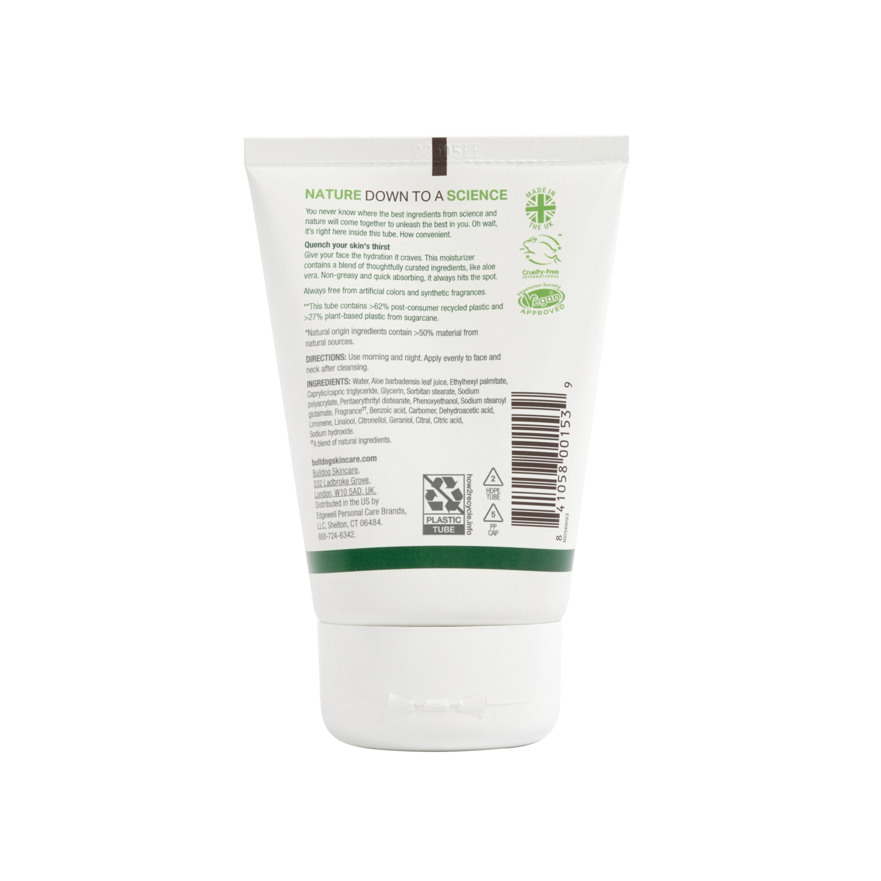 Pack of 4 Bulldog Skincare for Men Face Moisturizer - Original - 3.3 oz - Package may vary
