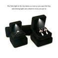thumbnail image 3 of Decodeary Velvet Bracelet Bangle Box with LED Light Jewelry Display Gift Box for Birthday Anniversary, 3 of 9
