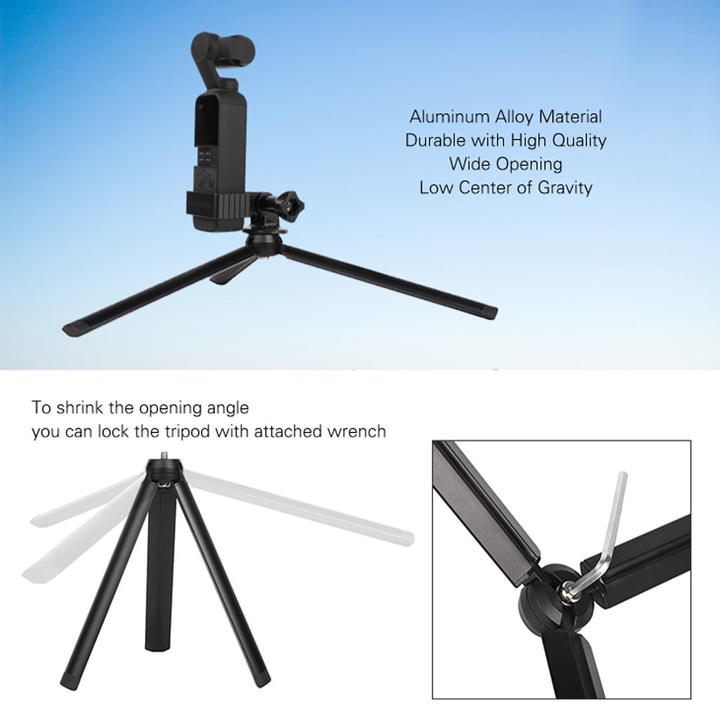 Kiplyki Aluminum alloy Bracket stand + Tripod + Extension Rod For DJI OSMO Pocket