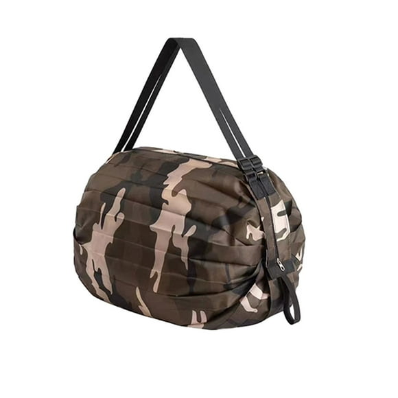 Billuyoard Bolsa de compras impermeable para hacer frente a los días lluviosos con confianza Bolsa de compras para bolsa de almacenamiento de Almacenamiento y organización del hogar camuflaje cafe