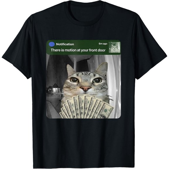 Ring Cat Motion Meme Unisex T-Shirt