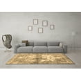 thumbnail image 3 of Ahgly Company Indoor Square Abstract Brown Contemporary Area Rugs, 8' Square, 3 of 4