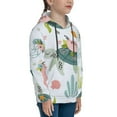 thumbnail image 3 of Kll Unisex Kids Boys Girls Hooded Pocket Pullover Hoodies-Turtle And Sea Life, 3 of 9