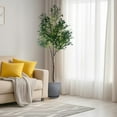 thumbnail image 4 of Colourtree 71" Tall Faux Olive Tree, Realistic Texture Potted Silk Artificial Olive Tree， Fake Olive Trees Indoor Outdoor for Home Office Living Room Bedroom Foyer Porch Decor - Pot Style 05, 4 of 7