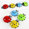 thumbnail image 3 of Bathroom Cartoon Ladybug Sucker Toothbrush Holder Children Kids Suction Hooks Toothbrush Holder, 3 of 4
