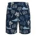thumbnail image 6 of Kdxio Hawaii Palms Pattern Mens Casual Shorts - Drawstring Summer Beach Sports Shorts for Men, 6 of 9
