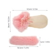 thumbnail image 2 of unbranded 1Par Interno Para Clogs Con Suela Peluda Rosa Cálida Y Desmontable, 2 of 8
