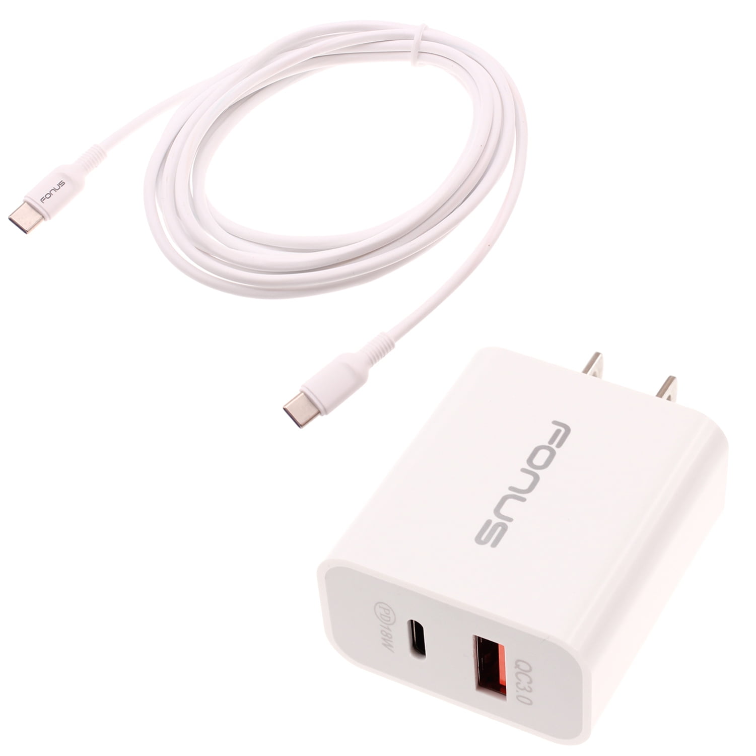 36W PD Home Charger for Samsung Galaxy S24/Ultra/Plus Phone - Fast Type-C 6ft Long Cable USB-C Power Cord QC3.0 Adapter Wall for Galaxy S24/Ultra/Plus
