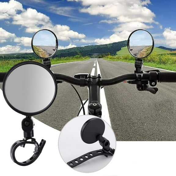 FurNest Bicycle Rearview Mirror Wide Angle ConvexMirror Bicycle Rearview Mirro