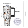 thumbnail image 2 of Halloween Spooky Icons Pattern Tumbler with Handle and Lid,40oz Double Wall Vacuum Insulated Tumbler,Cups Gift for Women and Men, 2 of 7
