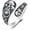 03-Mushroom, variant on Mushroom Ring 925 Sterling Silver Moss Agate Spoon Ring Mushroom Jewelry Gifts for Women