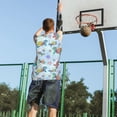 thumbnail image 5 of Naloa Colorful Sea Turtle Basketball Jersey Reversible Men's Mesh Athletic Sports Shirts Training Practice S-4XLLarge, 5 of 6