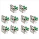 thumbnail image 1 of Adaptador de Terminal de Tornillo de Montaje en Panel RJ45 de 10 Piezas, Conector de Montaje en Panel Hembra RJ45/8P8C, Extensor de Terminal Sin Soldadura RJ45, 1 of 5