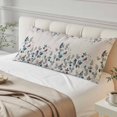 thumbnail image 4 of Eucalyptus Leaves Body Pillow Covers, Retro Farmhouse PlantsFloral Birds Soft Throw Pillow Cases with Invisible Zipper, Decorative Pillowcase Pillows Protectors for Sofa Bed Couchair 20"x54", 4 of 9