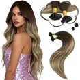 thumbnail image 1 of Extensiones de cabello Moresoo Keratin Human Hair 50 cm Balayage, 1 of 1