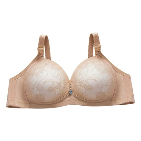 

asdoklhq Bras for Women Plus Size Clearance Women s Hollow Type No Steel Ring Bra-all-in-one Underwear