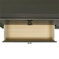 thumbnail image 6 of Pemberly Row Transitional Solid Wood 5-Drawer Chest in Black, 6 of 12