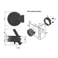 thumbnail image 2 of 4Pcs/Set Round Pull Latch Lock Slam Latch Hardware for RV Yacht Boat Deck Hatch, 2 of 7