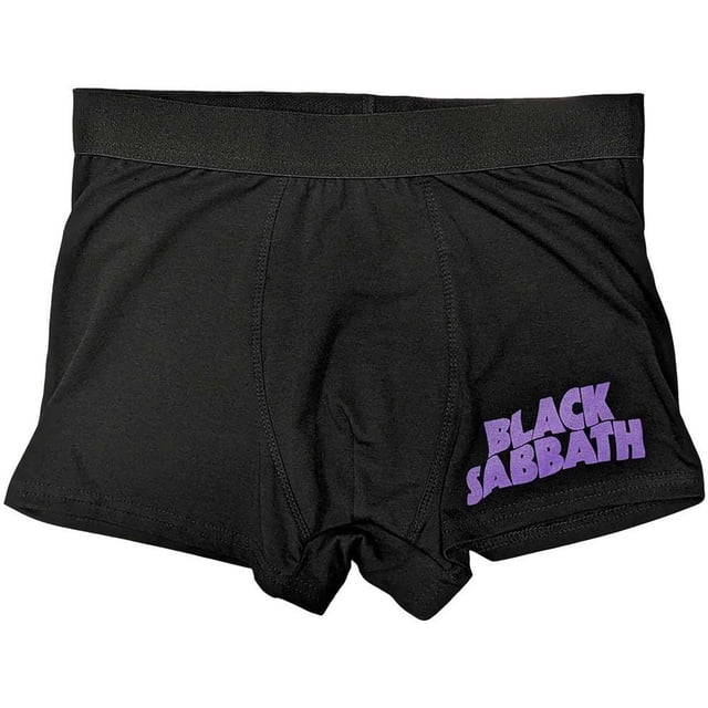 Black Sabbath Adult Wavy Logo Boxer Shorts