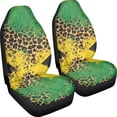 thumbnail image 3 of XYZCANDO Leopard Diagonal Pattern Front Seats Protector Soft Anti-Wear Car Front Seat Covers Interior car Front Seats, Waterproof Interior Accessories Truck Sedan, 3 of 10
